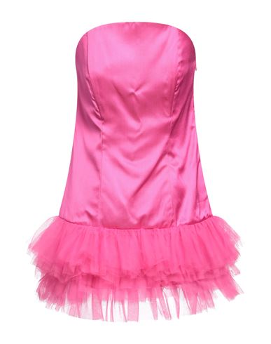 Amen Woman Mini Dress Fuchsia Size 8 Viscose, Polyamide In Pink