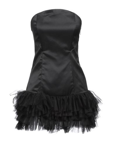 Amen Woman Mini Dress Black Size 12 Viscose, Polyamide