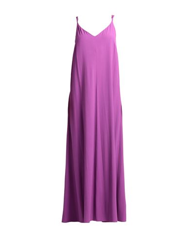 Julia June Woman Maxi Dress Mauve Size 10 Viscose In Purple