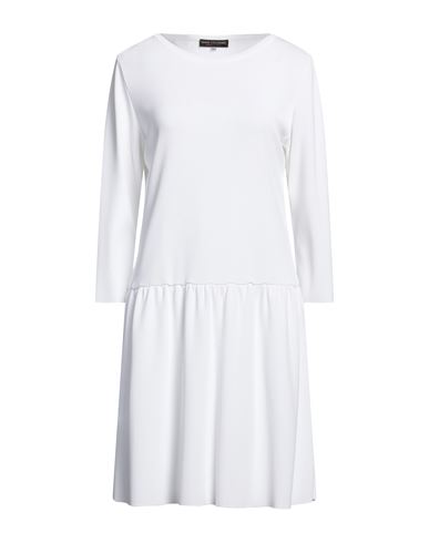 Shop Nino Colombo Woman Mini Dress White Size 8 Rayon, Pbt - Polybutylene Terephthalate