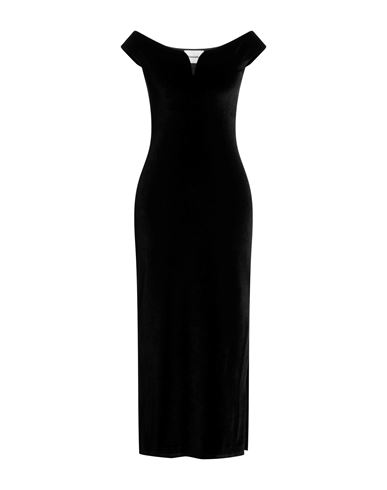 Nanushka Woman Midi Dress Black Size Xs Triacetate, Polyester, Polyurethane