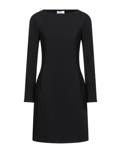 Shop Dondup Woman Mini Dress Black Size 6 Viscose, Elastane