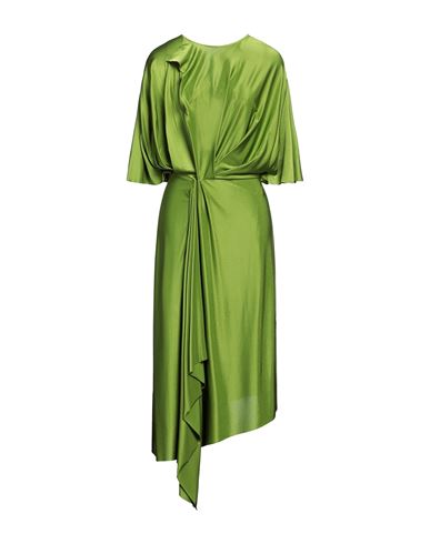 Vestido midi Mujer Verde 40 Mujer