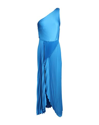 Simona Corsellini Woman Maxi Dress Blue Size 4 Polyester