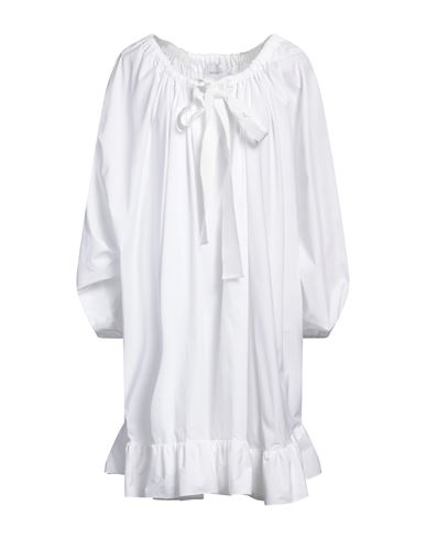 Patou Woman Mini Dress White Size 6 Cotton