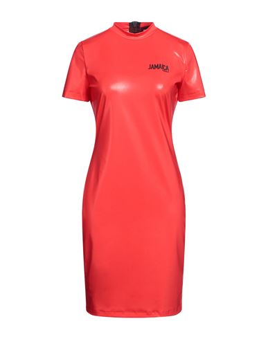 Dsquared2 Woman Mini Dress Red Size M Polyester, Elastane