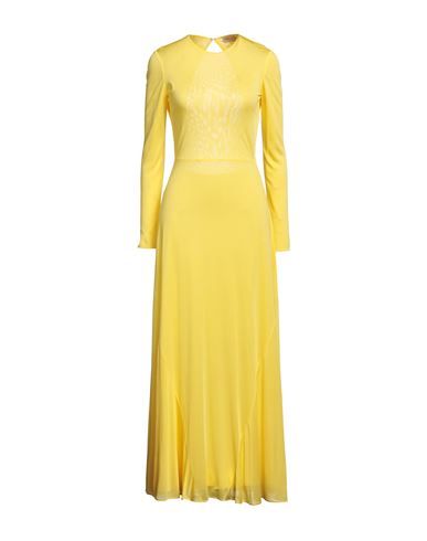 Emilio Pucci Woman Midi Dress Yellow Size 8 Viscose