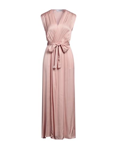 Kaos Woman Maxi Dress Blush Size 8 Viscose In Pink