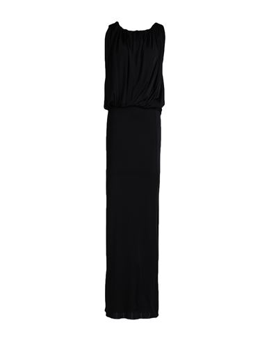 Saint Laurent Woman Maxi Dress Black Size 8 Viscose