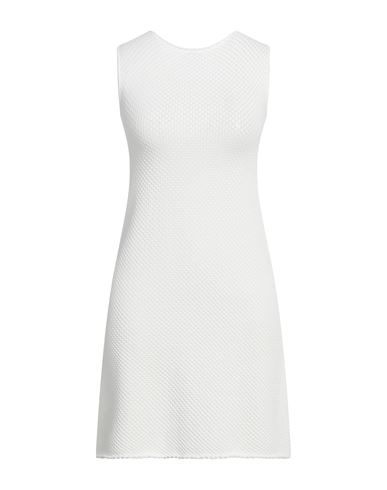 Roberto Collina Woman Mini Dress Ivory Size Xs Viscose, Polyester In White