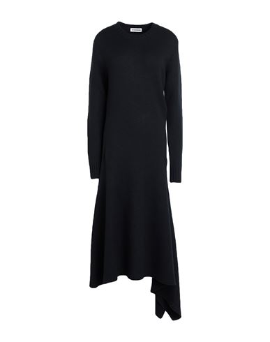 Jil Sander Woman Midi Dress Black Size 2 Wool