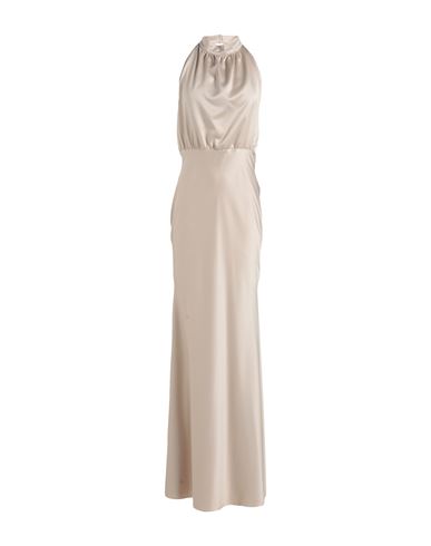 Shop Actualee Woman Maxi Dress Beige Size 10 Polyester