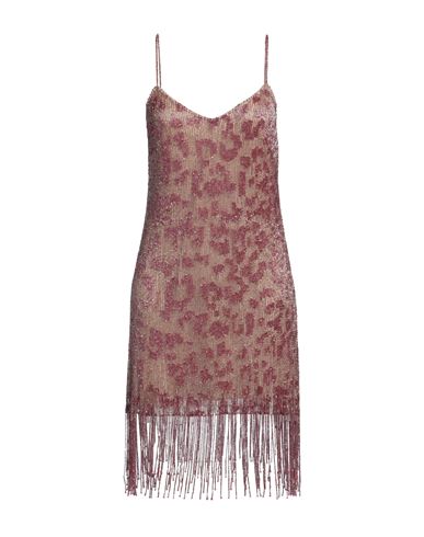 Vestido midi Mujer Rosa antiguo XS Mujer
