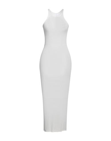 Rick Owens Woman Maxi Dress Ivory Size 6 Viscose, Silk In White