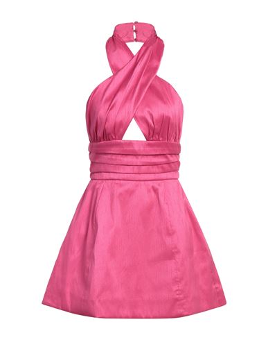 JIJIL JIJIL WOMAN MINI DRESS FUCHSIA SIZE 10 POLYESTER 