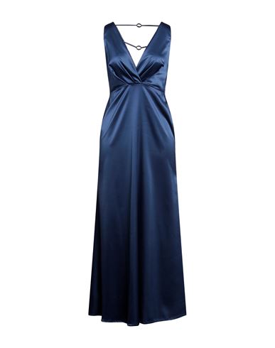 Siste's Woman Maxi Dress Midnight Blue Size Xs Polyester, Elastane