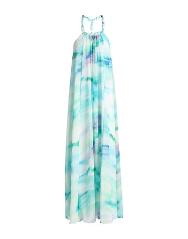 PATRIZIA PEPE PATRIZIA PEPE WOMAN MAXI DRESS SKY BLUE SIZE 6 POLYESTER 
