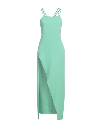 Attico The  Woman Midi Dress Green Size 6 Viscose, Elastane