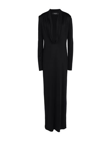 Versace Woman Maxi Dress Black Size 6 Viscose