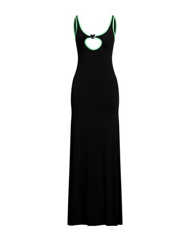 Shop Ambush Woman Maxi Dress Black Size S Viscose, Elastane