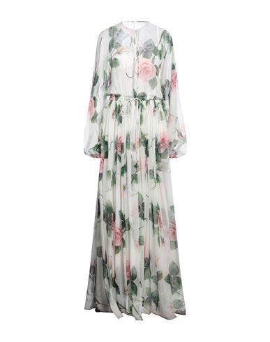 Dolce & Gabbana Woman Maxi Dress White Size 0 Silk