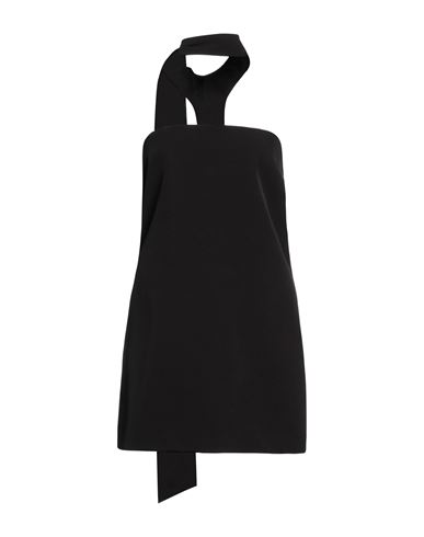 The Lulù Woman Mini Dress Black Size M Polyester, Elastane