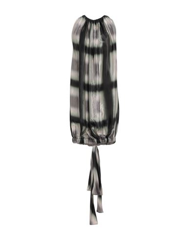 Rick Owens Woman Mini Dress Black Size 6 Cupro In Black