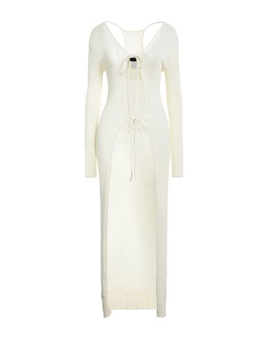 Andreädamo Andreādamo Woman Cardigan Ivory Size M Viscose, Polyester, Polyamide, Elastane In White