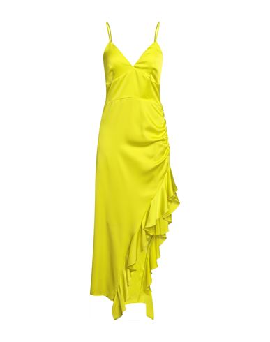 Simona Corsellini Woman Mini Dress Acid Green Size 6 Polyester