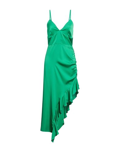 Simona Corsellini Woman Mini Dress Green Size 6 Polyester