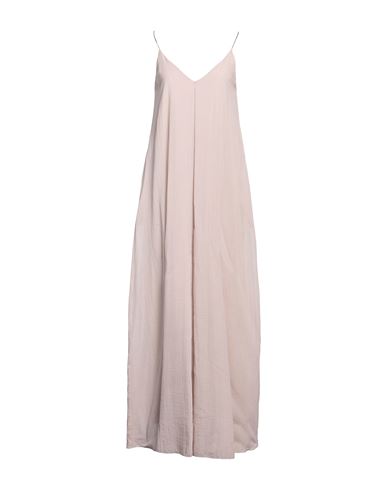 Shop Fabiana Filippi Woman Maxi Dress Blush Size 6 Cotton, Ecobrass In Pink
