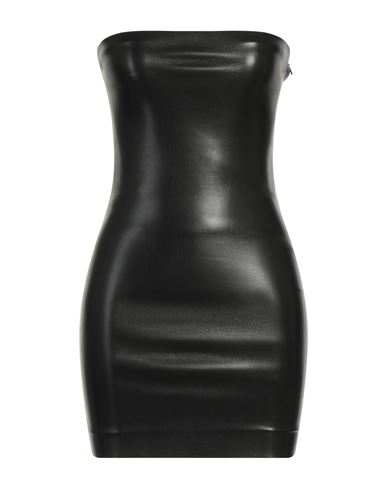 The Andamane Woman Mini Dress Black Size 6 Polyester, Polyurethane
