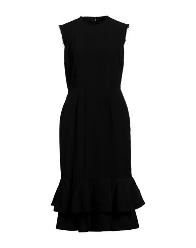 Comme Des Garçons Woman Midi Dress Black Size S Polyester
