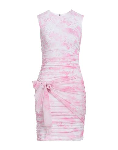 Msgm Woman Mini Dress Fuchsia Size 2 Polyamide, Elastane In Pink