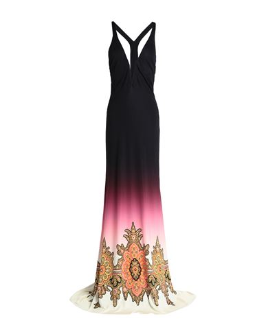 ETRO ETRO WOMAN MAXI DRESS BLACK SIZE 8 VISCOSE 