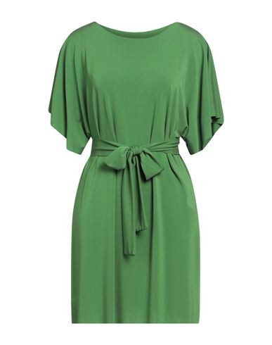 Kaos Woman Mini Dress Green Size 8 Acetate, Polyamide, Elastane