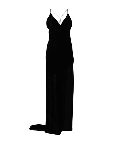 Nili Lotan Woman Maxi Dress Black Size Xs Viscose, Nylon