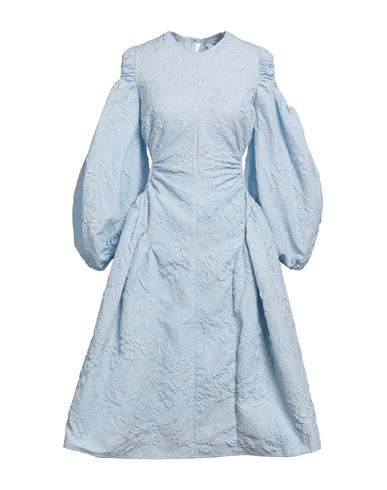 Cecilie Bahnsen Woman Midi Dress Sky Blue Size 6 Polyester, Polyamide