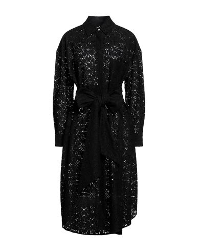 Alexandre Vauthier Woman Midi Dress Black Size 8 Cotton, Viscose, Polyamide