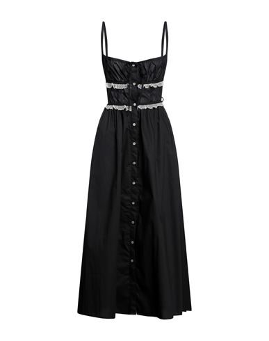 Aniye By Woman Midi Dress Black Size 6 Cotton
