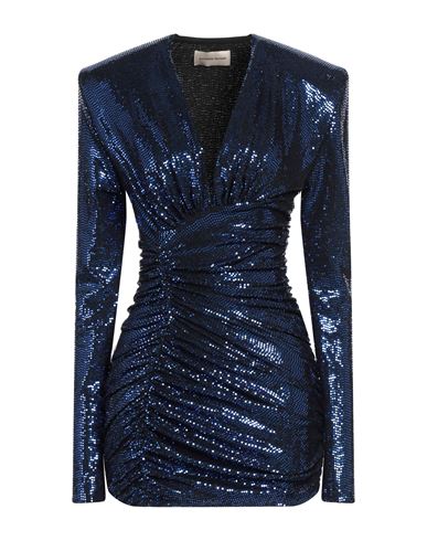 Alexandre Vauthier Woman Mini Dress Bright Blue Size 6 Polyamide, Polyester, Elastane