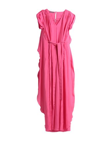 Shop Alberta Ferretti Woman Jumpsuit Fuchsia Size 10 Silk, Cupro In Pink