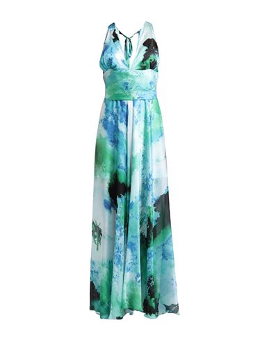 Shop Mirella Matteini Woman Maxi Dress Green Size 8 Polyester