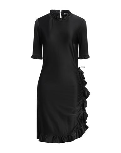 Rabanne Woman Midi Dress Black Size 6 Viscose, Elastane