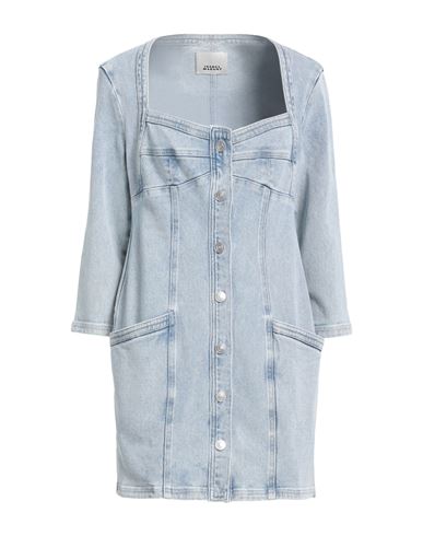 Isabel Marant Vona Denim Mini Dress In Blue
