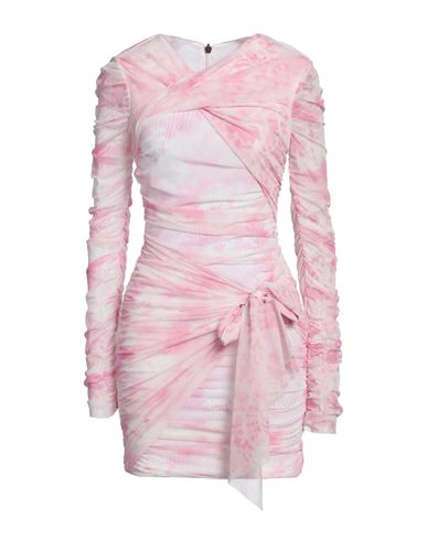 Msgm Woman Mini Dress Pink Size 4 Polyamide, Elastane