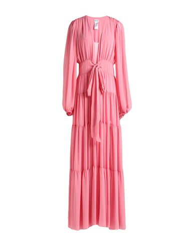 District By Margherita Mazzei Woman Maxi Dress Pink Size 8 Polyester