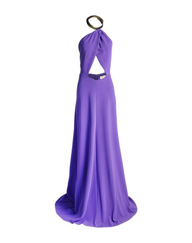 Shop Pucci Woman Maxi Dress Purple Size 8 Polyester, Elastane, Silk
