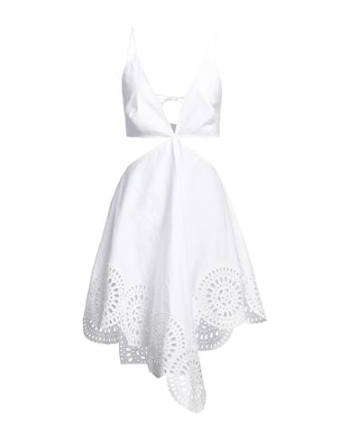 Stella Mccartney Woman Mini Dress White Size 2-4 Linen, Cotton, Polyamide