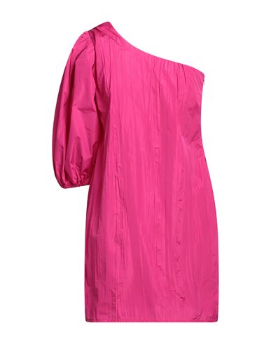 Siste's Woman Mini Dress Magenta Size L Polyester